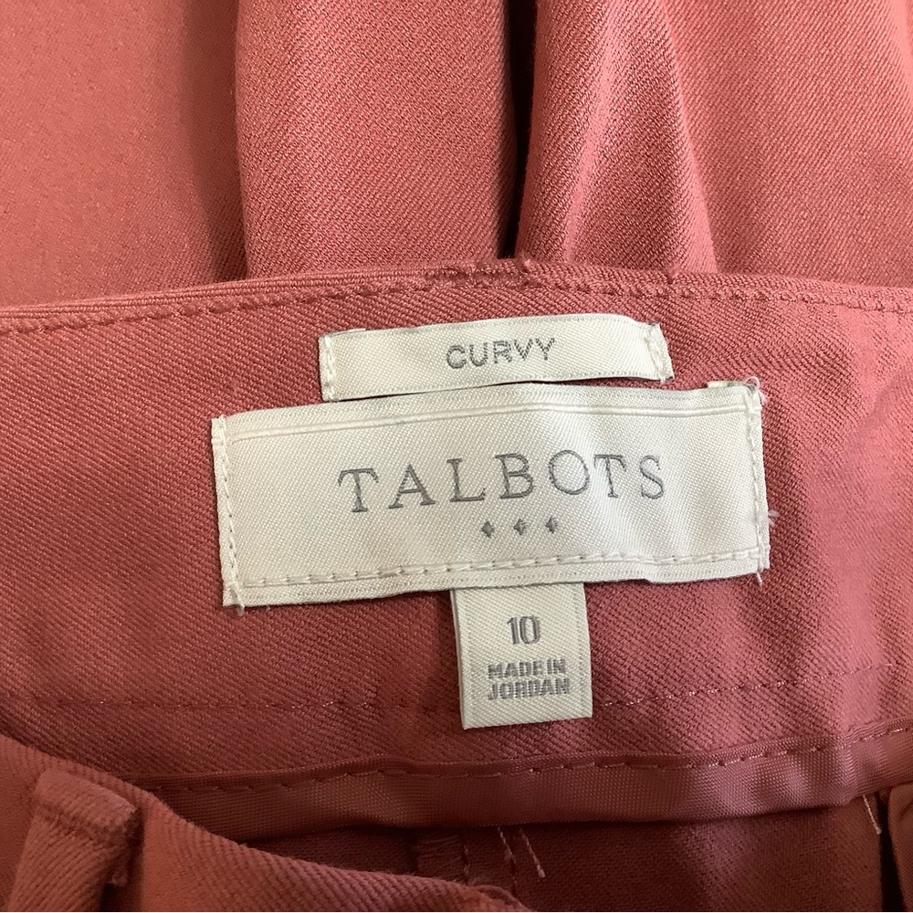 Talbots Curvy Fit Rust Pants size 10 NWT. - Picture 7 of 14